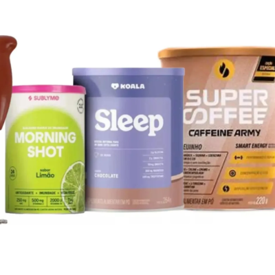 Kit Caffeine Army Supercoffee 220g + Morning Shot + Koala Sleep + Mixer