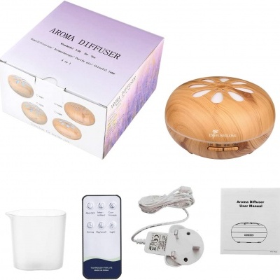 Difusor Óleos Essenciais Humidificador Comando 550 ml