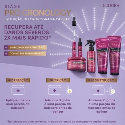 Kit Siàge Pro Cronology (5 itens) Kit Siàge Pro Cronology (5 itens)