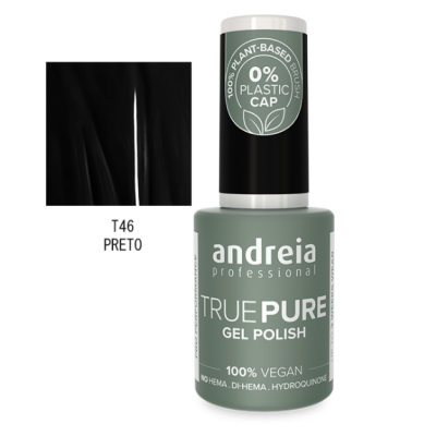 Verniz Gel Andreia Gama TRUE PURE Vermelho Preto ✅PRONTA ENTREGA