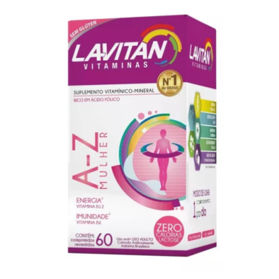 Suplemento Lavitan A-z Homem Original E Mulher