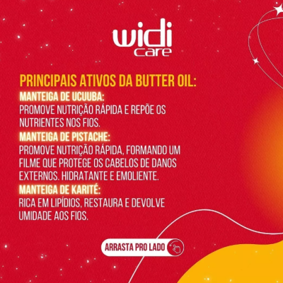 Mascara Widi Care Juba Butter Oil Manteiga 500g