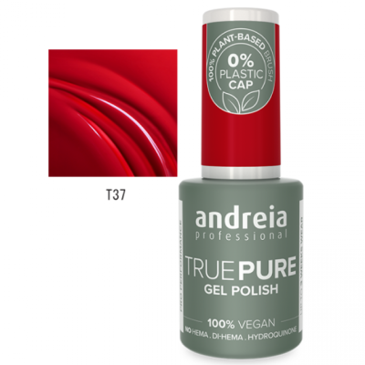 Verniz Gel Andreia Gama TRUE PURE Vermelho Preto ✅PRONTA ENTREGA