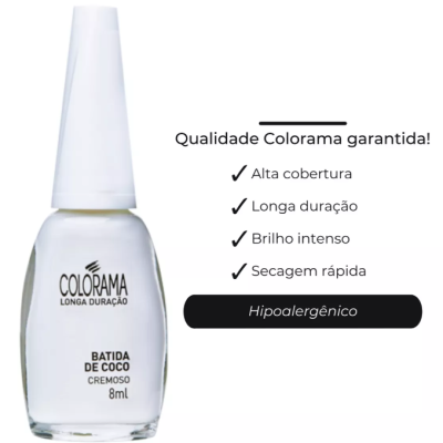 Kit&#x20;Esmalte&#x20;Colorama&#x20;5&#x20;Cores&#x20;Francesinha&#x20;Branco