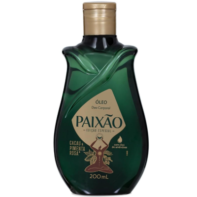 Paixão Óleo Deo Corporal Cacau e Pimenta Rosa 200ml Paixão Óleo Deo Corporal Cacau e Pimenta Rosa 200ml