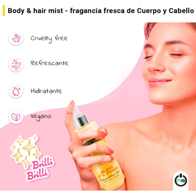 Hair & Body Mist 200 ml | Aroma de Abacaxi Coco Manga -  The Fruit Company Hair & Body Mist 200 ml | Aroma de Abacaxi Coco Manga -  The Fruit Company