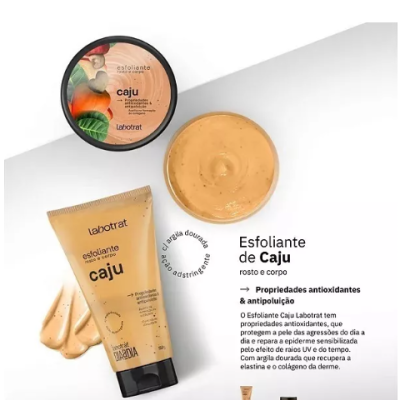 Esfoliante Corpo E Rosto Caju Argila Dourada Labotrat Esfoliante Corpo E Rosto Caju Argila Dourada Labotrat