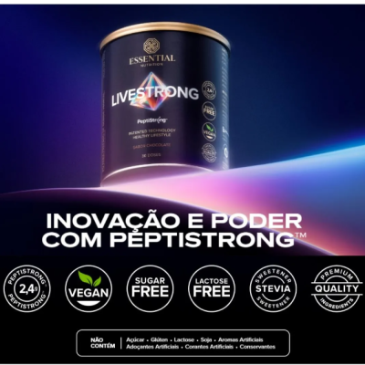 LiveStrong Chocolate – Essential Nutrition - 237g