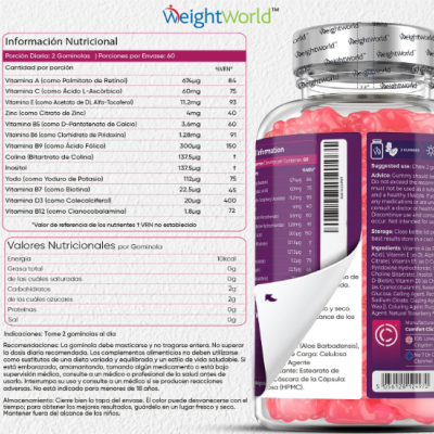 Gomas Multivitamínicas e Minerais 120 Gomas Sabor Morango Gomas Multivitamínicas e Minerais 120 Gomas Sabor Morango