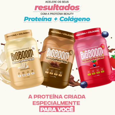 BIGBOOM Beauty Protein + Colágeno de Alta Performance Chocolate