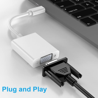 Adaptador USB-C Para VGA