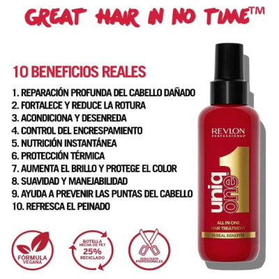 BEST SELLER⚡REVLON PROFESSIONAL UniqOne Protetor Térmico Capilar BEST SELLER⚡REVLON PROFESSIONAL UniqOne Protetor Térmico Capilar