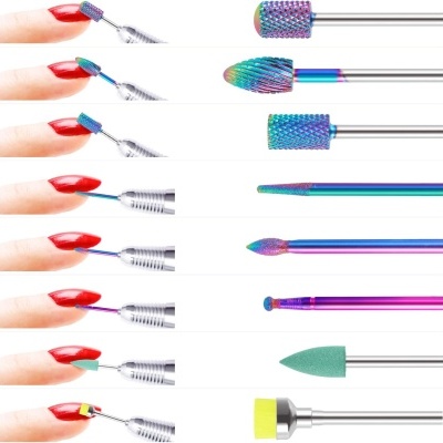 Kit Profissional Ponteiras de Brocas (Carbides) 8 Peças