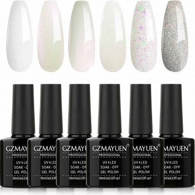 ⚡BEST SELLER - Kit Vernizes em Gel 6 Cores com Variações ⚡BEST SELLER - Kit Vernizes em Gel 6 Cores com Variações