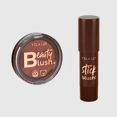 Kit Blushes Red Mocha Vizzela + La's Kit Blushes Red Mocha Vizzela + La's