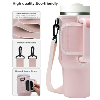 Bolsa&#x20;para&#x20;Transporte&#x20;de&#x20;Garrafa&#x20;de&#x20;&#x00C1;gua&#x20;para&#x20;Stanley&#x20;Tumbler&#x20;-&#x20;Ouro&#x20;Rosa