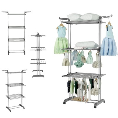 Charriot Estendal Vertical Dobrável para Exteriores | Interiores