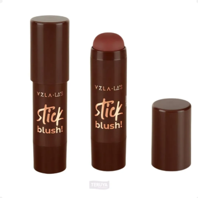 Kit&#x20;Vizzela&#x20;La&#x27;s&#x20;Clothing&#x20;Red&#x20;Mocha&#x3A;&#x20;Blush&#x20;Stick&#x20;E&#x20;Compacto