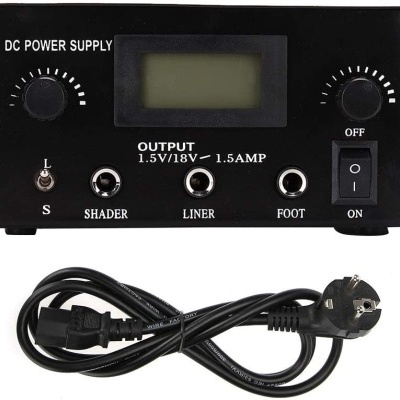 Tattoo Fonte de Alimentação para Tatuagem com Ecrã LCD UE