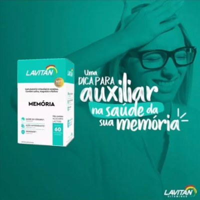 Vitamina Lavitan Memória 60 Comprimidos Vitamina Lavitan Memória 60 Comprimidos