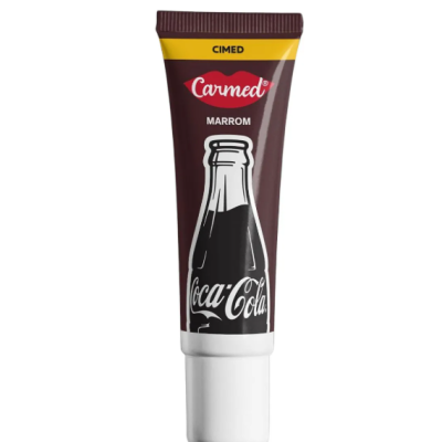 Hidratante Labial Carmed Coca-cola Marrom 10g