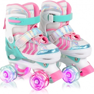 Patins&#x20;Ajust&#x00E1;veis&#x20;e&#x20;com&#x20;Luzes