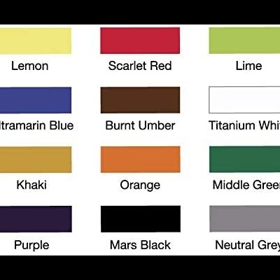 Tintas&#x20;Acr&#x00ED;licas&#x20;Coloridas&#x20;para&#x20;Aer&#x00F3;grafo&#x20;-&#x20;12&#x20;x&#x20;30&#x20;ml