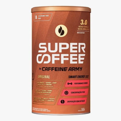 Kit Caffeine Army Super Coffee 380g - 1 Original + 1 Pistache + Mini Mixer Kit Caffeine Army Super Coffee 380g - 1 Original + 1 Pistache + Mini Mixer