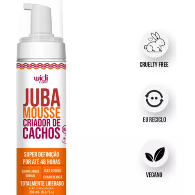 Mousse Criador de Cachos Widi Care Juba 200ml Mousse Criador de Cachos Widi Care Juba 200ml
