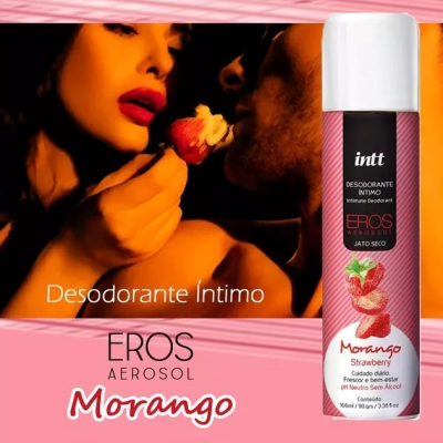 Desodorante Intimo e Corporal Eros Morango 166ml - Intt