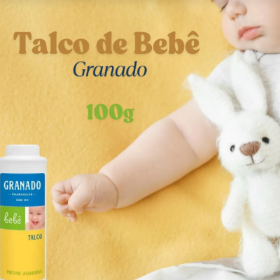 Talco Previne Assaduras Bebê 100g Granado Talco Previne Assaduras Bebê 100g Granado
