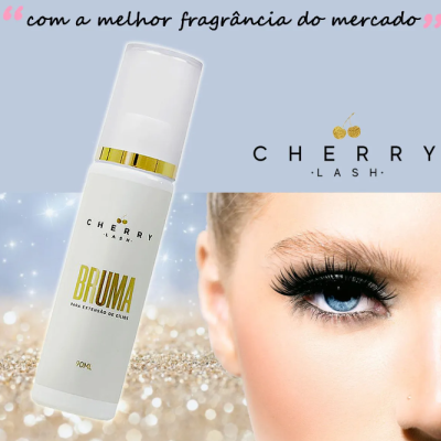 Kit Retenção Primer + Bruma Extensão Cilios Cherry Lash