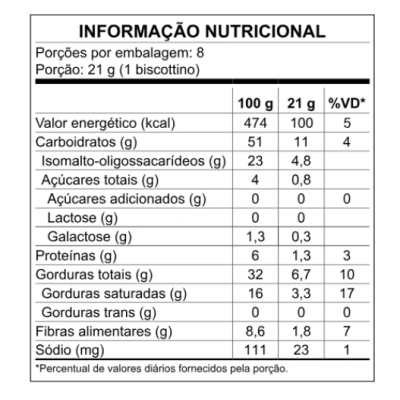 Haoma&#x20;Biscottino&#x20;56&#x25;&#x20;Cacau&#x20;&#x7C;&#x20;Linha&#x20;Stevia