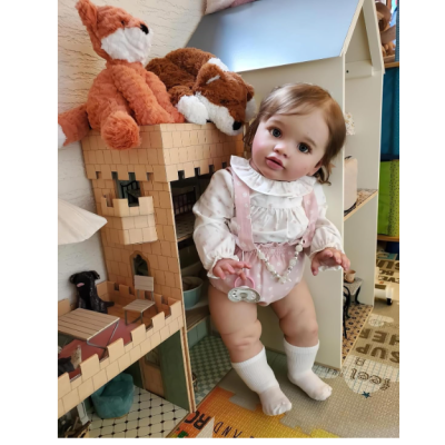 Reborn Minee Lifelike Bebé Boneca Realista 66cm ✅PRONTA ENTREGA
