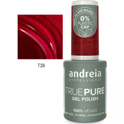 Verniz Gel Andreia Gama TRUE PURE Vermelho Preto ✅PRONTA ENTREGA