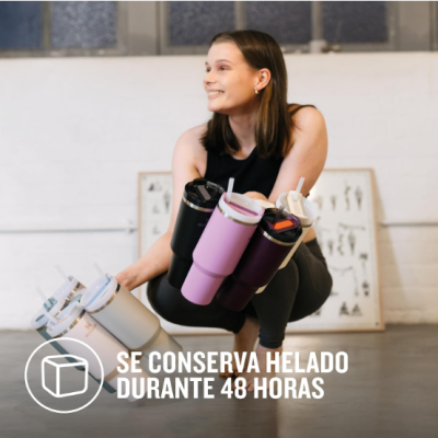 Stanley Cup Térmico Aço Inoxidável Bebidas Quentes e Frias - Cinza