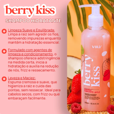 VIRÁ - KIT BERRY KISS HIDRATAÇÃO
