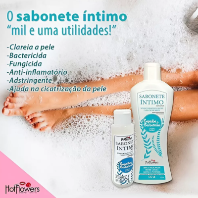 HotFlowers Copaiba e Barbatimão - Cicatrizante e Adstringente