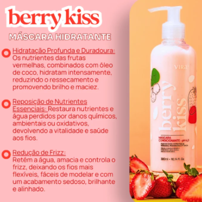 VIRÁ - KIT BERRY KISS HIDRATAÇÃO