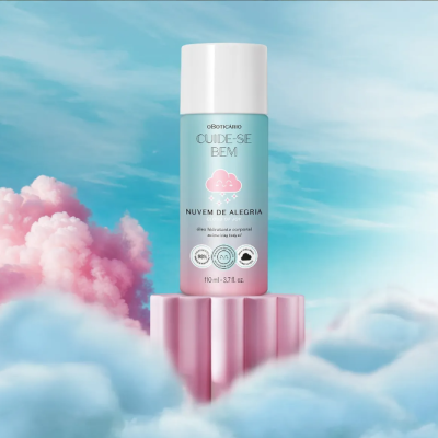 Kit O Boticário Cuide-se Bem Nuvem De Alegria Óleo Hidratante + Loção Corporal Kit O Boticário Cuide-se Bem Nuvem De Alegria Óleo Hidratante + Loção Corporal