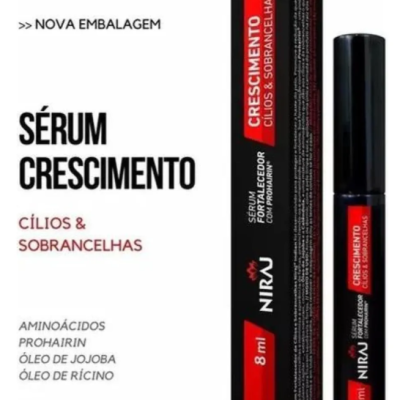 Niraj Sérum Alongamento Fortalecedor Pestanas/Sobrancelha ✅PRONTA ENTREGA