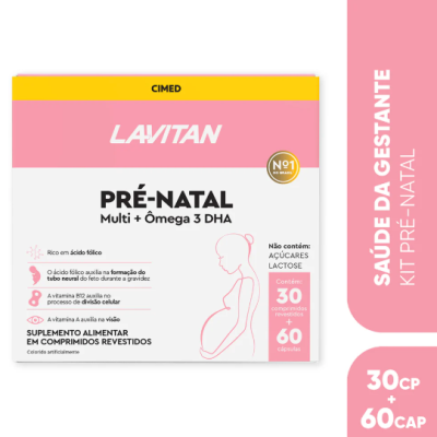Pré-Natal Multivitamínico + Ômega 3 Lavitan Pré-Natal Multivitamínico + Ômega 3 Lavitan