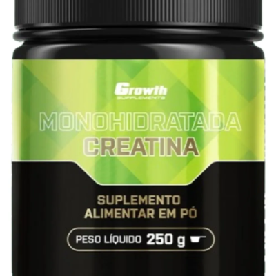 Creatina Monohidratada Growth Supplements 250g Sem sabor
