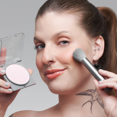 Boca&#x20;Rosa&#x20;Pincel&#x20;para&#x20;Maquilhagem&#x20;-&#x20;Duo&#x20;2&#x20;&#x2705;PRONTA&#x20;ENTREGA