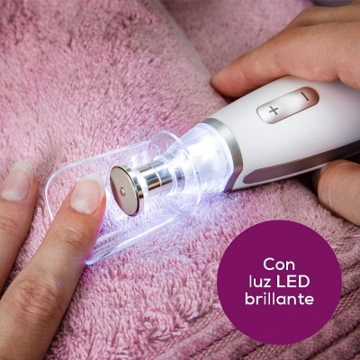Broca Luz LED Manicure/Pedicure +10 Acessórios Alta Qualidade Safira e Feltro