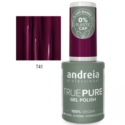 Verniz Gel Andreia Gama TRUE PURE Vermelho Preto ✅PRONTA ENTREGA