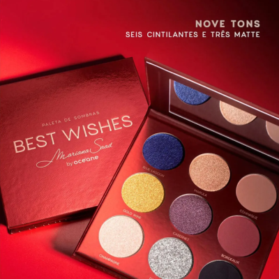 Paleta&#x20;Sombras&#x20;Best&#x20;Wishes&#x20;Mariana&#x20;Saad&#x20;By&#x20;Oc&#x00E9;ane&#x2705;PRONTA&#x20;ENTREGA
