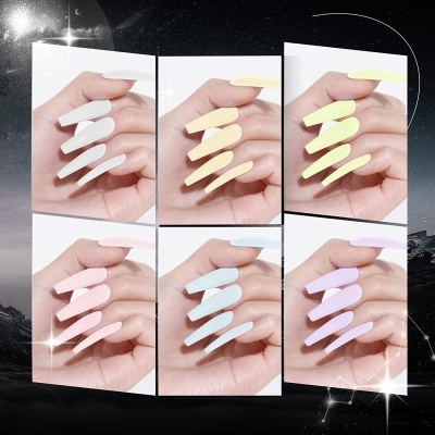 kit Vernizes em Gel Manicure Pedicure 10Un Amarelo Branco Rosa Azul