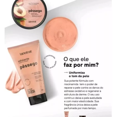 Esfoliante Corpo E Rosto Labotrat Pêssego Esfoliante Corpo E Rosto Labotrat Pêssego