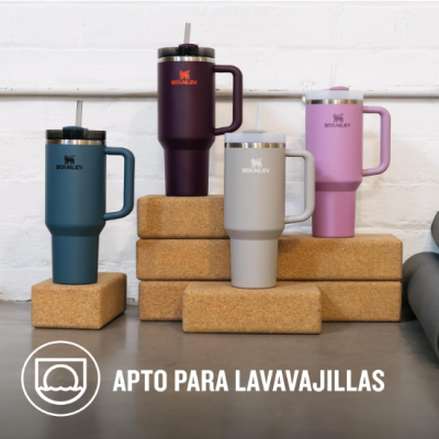 Stanley&#x20;Cup&#x20;T&#x00E9;rmico&#x20;A&#x00E7;o&#x20;Inoxid&#x00E1;vel&#x20;Bebidas&#x20;Quentes&#x20;e&#x20;Frias&#x20;-&#x20;Cinza